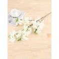 thumbnail image 5 of 1Pc Artificial Cherry Blossom Branches 39.37 Inches Long Stem Spring Peach Flowers for Home Office Wedding Decoration, 5 of 7