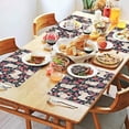 thumbnail image 2 of Shih Tzu Dog and Flower Floral Summer Placemats Table Placemats Set Of 4-Linen Kitchen Washable Placemats Table Mats 11.8"x17.7"Non-Slip Heat Resistant, 2 of 6