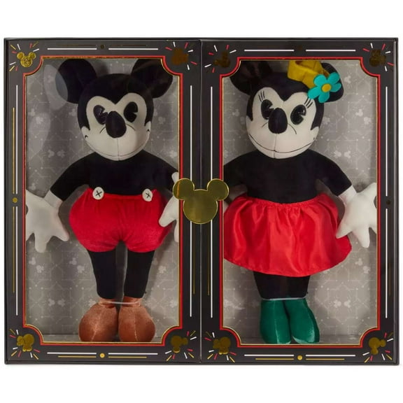 Disney Mickey Mouse & Minnie Mouse Collectible Plush Dolls [Inspired by Charlotte Clark]