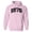 Pink, variant on 1970 College Style Hoodie Sweatshirt Unisex Large White