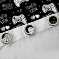 thumbnail image 4 of jejeloiu Cartoon Game Console Blackout Curtains Set of 2 (52x84 Each),Kids Gamepad Controller Window Curtains,3D Video Games Curtains and Drapes For Teens,Luxury Bedroom Decor, 4 of 6