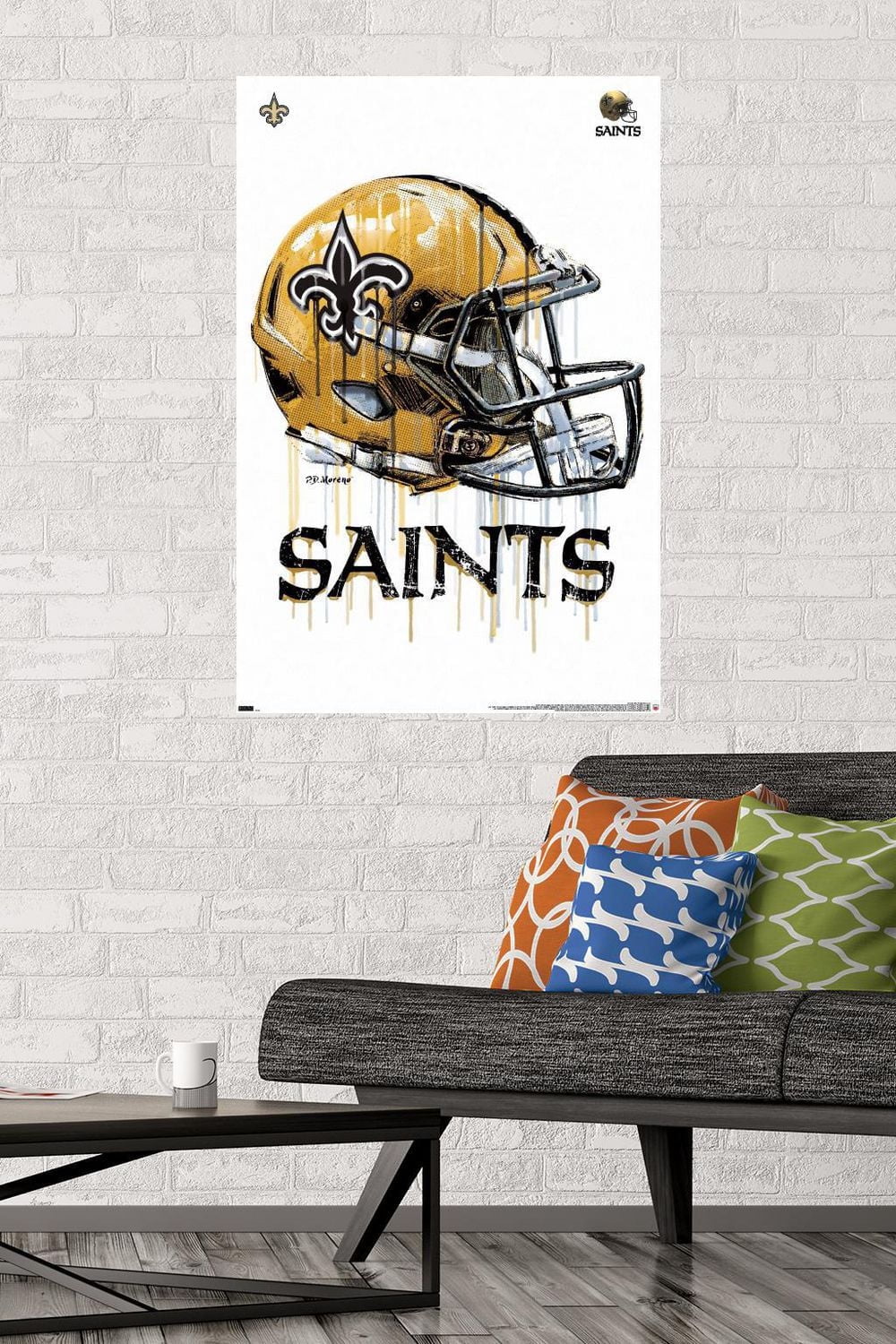 NFL New Orleans Saints - Casque anti-goutte 20
