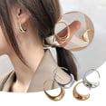 thumbnail image 5 of Christmas Gifts Moocorvic Rings for Women Personality,, Cool, Windy Earring Temperament, Fashion, Light Luxury, Design, Small Earrings For Women, 5 of 5
