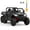 Black, variant on Accreate 24V Kids Ride-On Dump Truck with Remote, 2 Seater, Electric Lift Bed, Music, LED Lights & Shovel – Battery Powered 4WD Car for Ages 3+