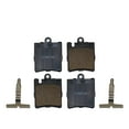 thumbnail image 3 of Detroit Axle - Rear Brake Pads for Mercedes-Benz C230 C240 C280 C320 C350 CLK320 CLK350 CLK430 E300 E320 E420 E430 SLK350, Ceramic Brake Pads w/ Hardware Replacement, 3 of 7