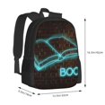 thumbnail image 2 of Balery Neon Sign For Books Backpack for Men and Women - Durable 600D Oxford Cloth -Large Capacity, Water-Resistant School, Travel, and Hiking Bag, 2 of 7