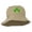 Khaki, variant on Saint Patrick's Day Clover Embroidered Bucket Hat - Yellow OSFM