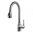 thumbnail image 2 of Houzer CAMPD-368-PC 15.8125" Faucet Hole Brass Polished Chrome Camden Pull Down Kitchen Faucet, 2 of 9