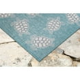 thumbnail image 3 of Liora Manne Carmel Seaturtles 8'10" x 11'9" Aqua Area Rugs CRE91841304, 3 of 7