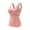 Pink, variant on Public Tank Top for Women with Built in Bra Plus Size Trendy Seamless Sleeveless Tops Causal Crew Neck Workout Running Gym Yoga T Shirts Undershirts Brick Red XXXXL