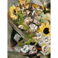 thumbnail image 2 of Wang, Melissa 12x14 Gold Ornate Wood Framed with Double Matting Museum Art Print Titled - Sunflower Bouquet I, 2 of 4