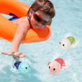 thumbnail image 3 of Pistola de agua de verano para bebé, juguetes en aerosol, bonito pato amarillo, tortuga nadadora, ballena, piscina, playa, juguetes de agua clásicos con mecanismo de relojería, 3 of 5