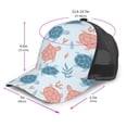 thumbnail image 3 of Picia Sea Turtle Pattern Trucker Hat,Baseball Cap,Sun Protection Cap,Stylish Headwear,Leisure Cap,Outdoor Sports Cap, 3 of 7