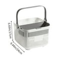 thumbnail image 4 of Portable Shower Caddy Basket, Plastic Organizer Storage Tote with Handles for Bathroom, College Dorm, Kitchen, Camp, Gym, 4 of 6