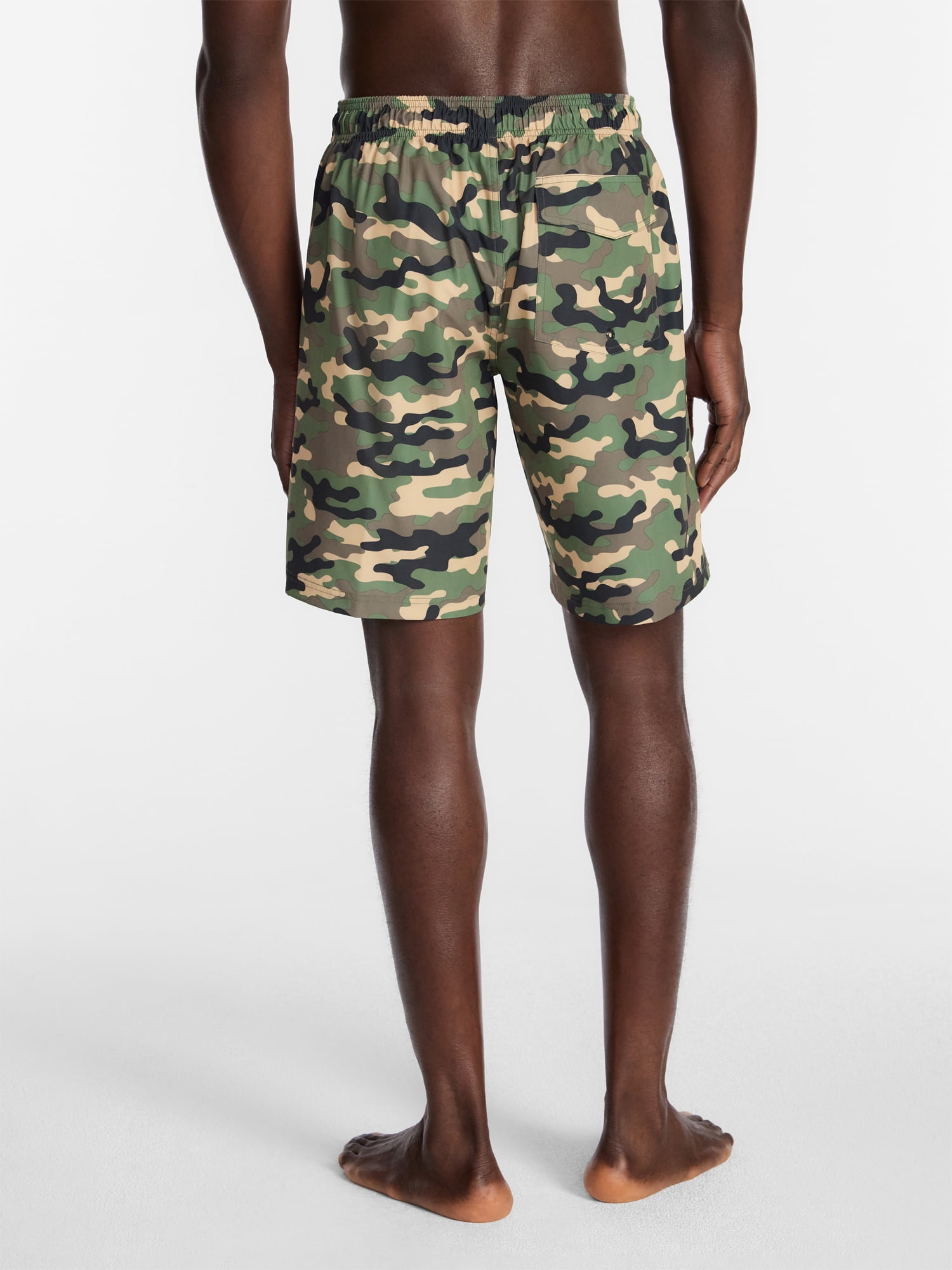 George Men's and Big Men's E-Board Swim Trunks with UPF 50+, 9" Inseam, Sizes S-3XL