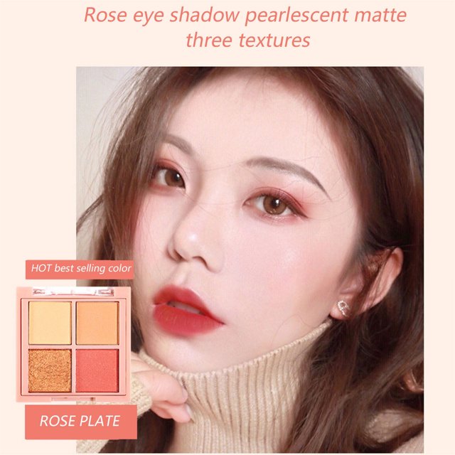 Eyeshadow Eyeshadow Quad, Longwear, Intensive Color Smooth Eye Makeup For Day & Night, Eyeshadow for Women