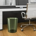 thumbnail image 1 of Cesto de basura BLESIY contenedor redondo transparente verde, 1 of 8