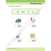 Evan-Moor At-Home Tutor: Reading, Kindergarten Workbook