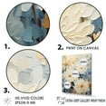 thumbnail image 3 of Designart "Simply Beige And Muted Blue Mums In Bloom III" Mums Floater Framed Canvas Prints, 3 of 5