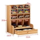 thumbnail image 4 of Organizador de escritorio shamjiam de Madera de cerezo para oficina, 4 of 8