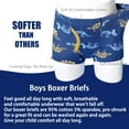 thumbnail image 6 of Hbhpov Toddler Boys'Boxers Breathable Dinosaur Underpants, 6-Pack, Sizes 2-12, 6 of 6