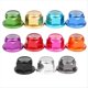 thumbnail image 4 of Tuercas de Seguridad de Nailon con de Aleación de Aluminio Anodizado de Colores, Autoblocantes para Tornillos, Tuerca de Seguridad Hexagonal Nylock M2., 4 of 5