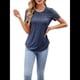 thumbnail image 1 of Camisetas de Corta para Mujer, Blusas Informales de Moda para Verano y . Conjuntos de Vacaciones Modernos. Azul Real S, 1 of 10