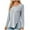 Gray, variant on QUYUON Crewneck Sweatshirts Winter Cute Sweatshirts Polyester Long Sleeve Crew Neck Solid Tunic Tops Style S-2994 Stretch Sweatshirts Ladies Fitted Shirts Green XL