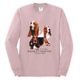 thumbnail image 2 of If It's Not a Bassett Hound Its Just a Dog Gift | Mens Dog Lover Long Sleeve T-Shirt, Light Pink, Small, 2 of 3