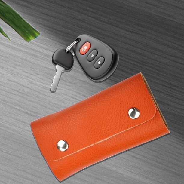 Soporte genérico para llaves de coche con 6 llaveros, cartera para llaves de coche para
