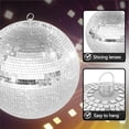 thumbnail image 2 of Yedigre Reflective Disco Ball for Party Wedding Decor, 12/16/20/24 Inch Hanging Mirror Ball with Easy Hanging Hook, Reusable for Christmas Bar Disco, 2 of 9