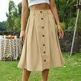thumbnail image 2 of Fsqjgq Skirts for Women To The Knees Trendy Casual Pleated Skirts Maxi Skirts for Women Summer Seaside Resort Style Beach Skirt Womens Sexy Hollow Woven Split Skirt Plus Size Tennis Skirt Goth S M, 2 of 4