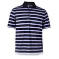 thumbnail image 1 of Monterey Club Men's Wilson Stripe Texture Golf Polo Shirt #1671, 1 of 2