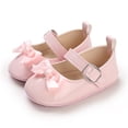 thumbnail image 2 of Otqutp Baby Casual&nbsp;Shoes&nbsp;Spring And Summer Children Baby Toddler Shoes Girl Princess Shoes Flat Bottom Light Buckle Cute Bow Shoes, 2 of 9
