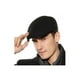 thumbnail image 2 of SZTXJ Men's Beret Adjustable Flat Vintage Lvy Hat, Gray, 2 of 5