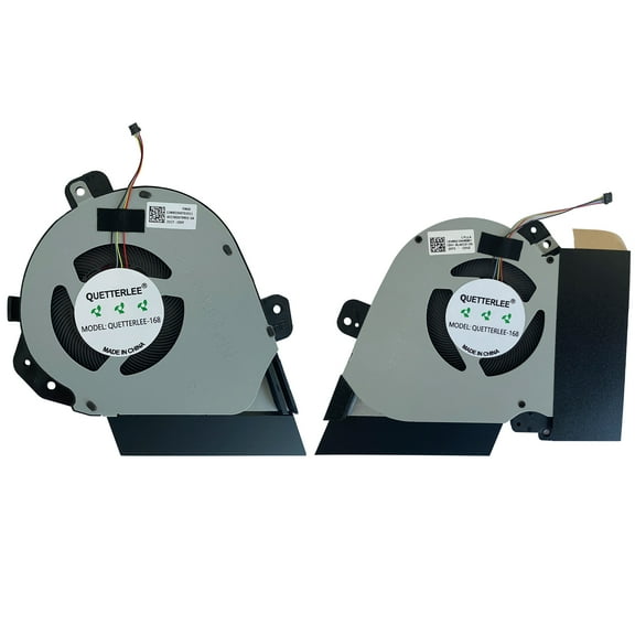 QUETTERLEE Replacement New Laptop CPU GPU Cooling Fan for ASUS ROG GA502 GA502IU GA502DU GX505DW GX505DV GA505 GA502D Series DFS5K12304363C FM6F DFS5K12115491P FM6D DC5V 0.5A Fan