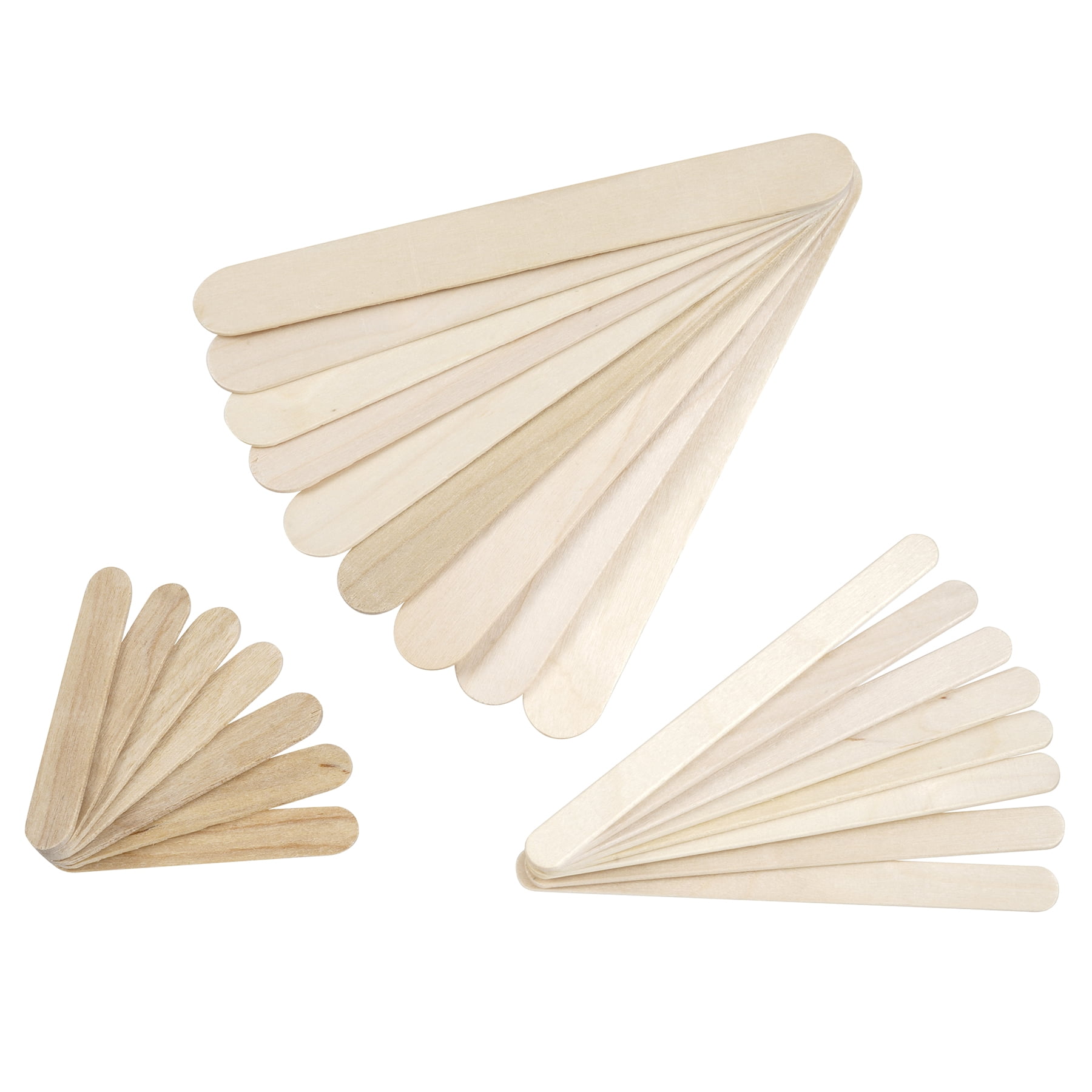 Craft Sticks Assortment by Creatology – Unfinished Wood Sticks in Assorted Sizes for DIY Crafts - STEM & Garden Markers - 10 Pack