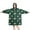 Green Sun Moon, variant on Wearable Oversized Blanket,Green Octopus Planet Star Pattern Wearable Blanket Hoodie for Adults,Cozy Hooded Blankets with Super Pockets,Super Warm Fuzzy Pullover for Women & Men