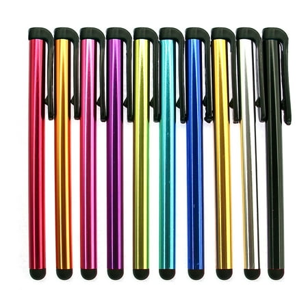 High Quality Metal Stylus Touch Screen Pen For Apple iPhone 4 4S 5 5S 5C 6 6 Plus iPad Galaxy Tablet  Smartphone PDA (10pcs Mixed