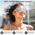 thumbnail image 4 of Tigebraver AI Smart Glasses With Bluetooth 5.3 Audio, 110+ Language Real-Time Translation, Smart Photography & AI Assistant, Polarized & Anti-Blue Light Lenses, Dual Magnetic Charging, 4 of 15