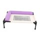 thumbnail image 3 of Cama elevada para mascotas con almohada, patas antideslizantes, hamaca transpirable para mascotas, cama elevada para perros, para perros exterior M púrpura, 3 of 8