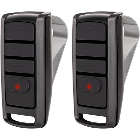 O3T-BX O3T-A 315/390MHZ Dual Frequency Auto-Seek Overhead Door Garage Opener Remote, for Overhead Door CodeDodger/ Intellicode, 3 Buttons Remote Replace for Overhead Door Remote (2 Pack)