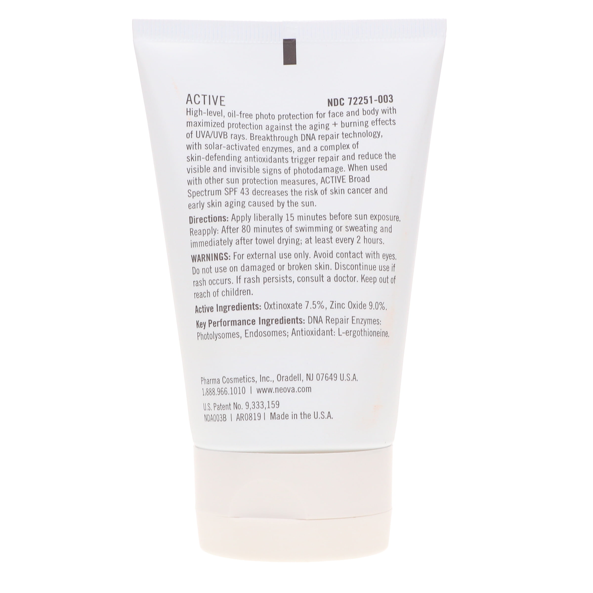Neova DNA Damage Control Active SPF 43 3 oz