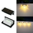 thumbnail image 2 of Lilixerw Solar Lights Outdoor,Waterproof Solar Powered Deck Step Lights,for Porch Backyard Yard Garden, 2 of 9
