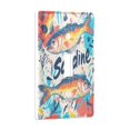 thumbnail image 2 of Yayeee Toggle Light Switch Wall Plate 1-Gang 4.5"x2.7" Home Decorative Outlet Cover, Yellow Sardines Pattern, 2 of 7