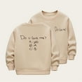 thumbnail image 2 of ZACPNCV Boy Sweatshirts Toddler Boy Long Sleeve Cotton Sweat Shirt Boys Pullover Shirt Tops for Kids Khaki 11-12 Years, 2 of 6