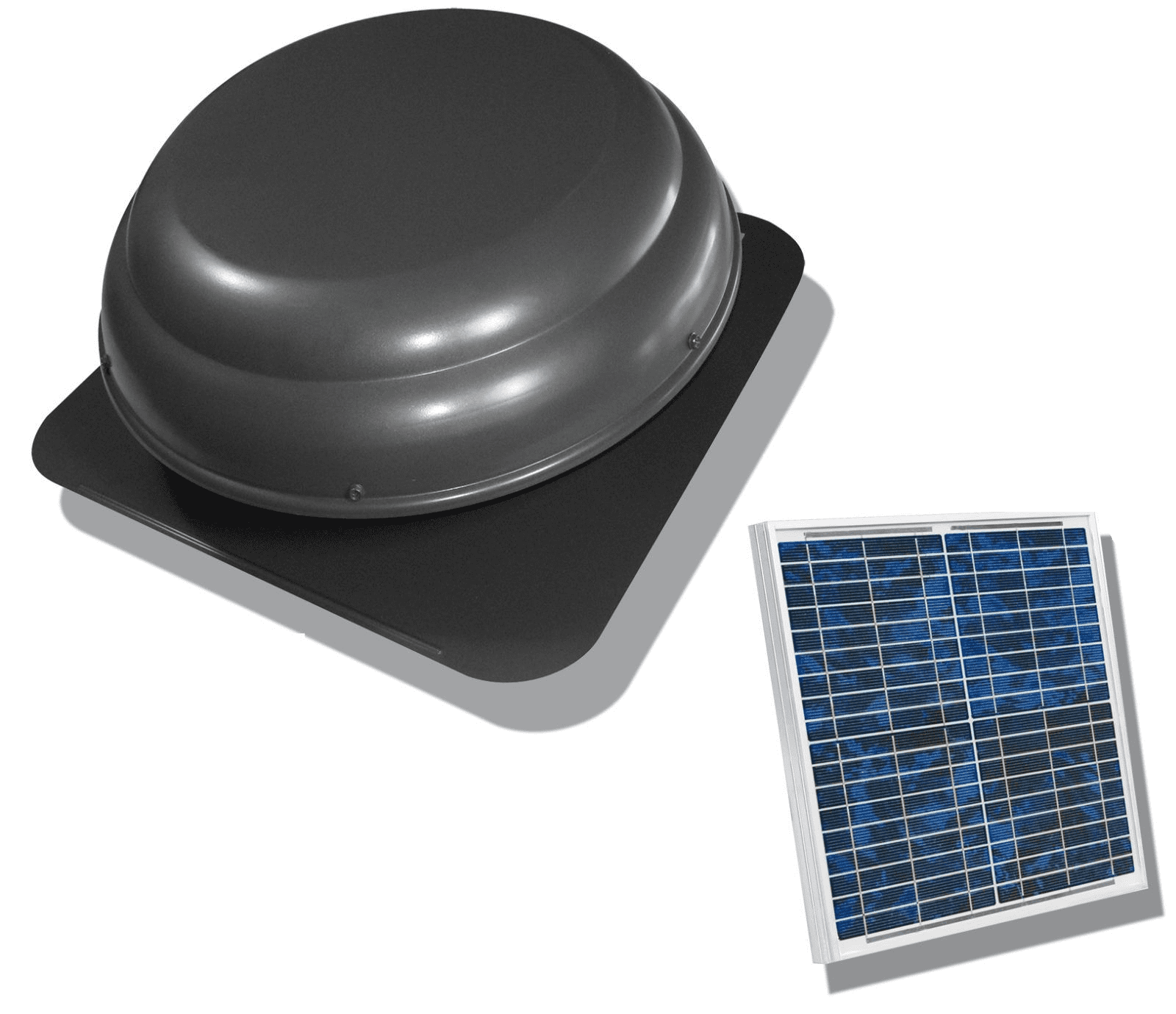 Brightwatts Premium Solar Attic Fan, Ultra Efficient Brushless DC Motor