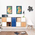 thumbnail image 5 of Reloj de tortuga - Arte de pared de discos de vinilo - Decoraciones hawaianas - Regalos de tortuga Feliz Sencillez, 5 of 5