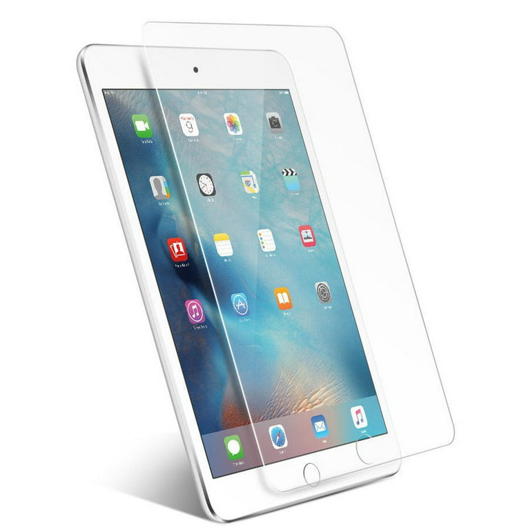 KIQ iPad 9.7 Screen Protector, iPad 5th/6th Gen, iPad Air 1st/2nd  Generation Tempered Glass For Apple iPad 9.7-inch (1 Pack)