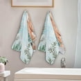 thumbnail image 4 of Winter Forest Scene Hand Towels, Snowy Red Fox Kitchen Towel Ultra Soft and Absorbent,Decorative Fingertip Face Towel for Bathroom Hotel, 2 PCS, 28.3"x14.4", 4 of 6